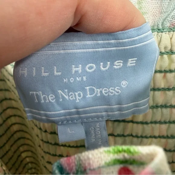 Hill House Home Scarlett Nap Dress Raspberry Ikat L Cottagecore Feminine Prairie - Picture 6 of 7